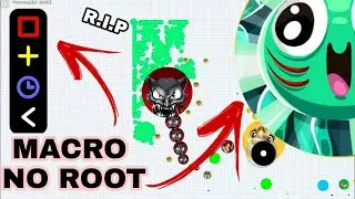MACRO NO ROOT + ZOOM NO ROOT in AGAR.IO // SCRIPT // MOD - AGARIO MOBILE