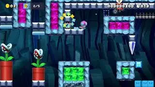 [2-2] Beautiful Cave ~30sec~ by しろねこ_BC [Mario Maker 2]