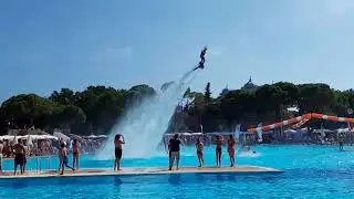 Флайборд (Flyboard) джетпак (Jet Pack) полет над водой в отеле WOW Topkapi Турция сентябрь 2017