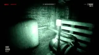 Outlast прохождение #2 - Темный, страшный подвал!
