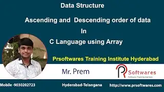 Ascending and Descending order in c program | Data Structure