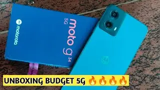 Best Budget 5g Smart Phone l Moto G34 5G lUnboxing #motog345g