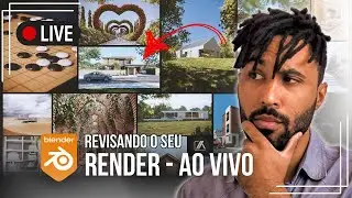 [LIVE] #13 Veja como melhorar os seus renders AO VIVO!