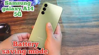 How To Enable Battery Saving Mode Samsung Galaxy A14 5G, Battery Saving Mode Kaise Enable Kare