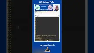 🚀 Cómo Usar el Comando BGP `maximum-prefix` en Cisco en 1 Minuto 🌐 