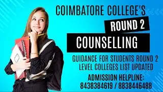 ROUND 2 COUNSELLING CHOICEFILLING COLLEGES LIST UPDATED - 2024