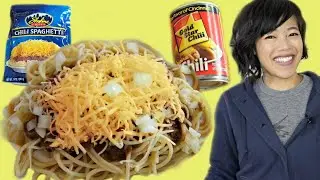 🍝CINCINNATI CHILI SPAGHETTI & Coney Dog |  Skyline vs. Gold Star | Represent: Cincinnati