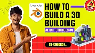 Build a 3D building in blender for Alter contest! | Alter Tutorials #1 | Blender tutorial 2023