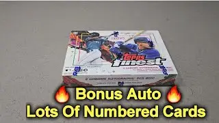 3 Autos? New Release Preview! 2024 Topps Finest. 6 Packs - 7 Numbered Cards - 3 Autos