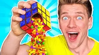 Making OBJECTS out of CANDY! Learn How To Make DIY Edible Candy Items vs Real Food Challenge