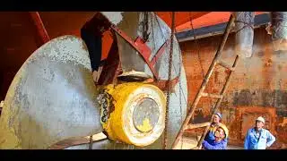 Remove The Propeller And Steering Leaf | Ship Repair
