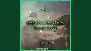 Simple Punk Rock Drum Loop 110 Bpm