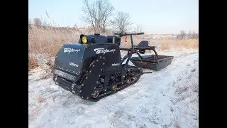 Мотобуксировщик Тофалар-500 форсирование реки