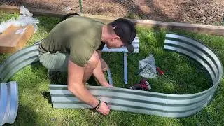 How To Setup VEVOR Galvanized Raised Garden Vegetable Bed + Testing / Review