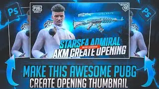 Make This Awesome PUBG/BGMI Create Opening Thumbnail on Android || Pscc tutorial