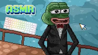 10 MIN Relaxing Pixel Art ASMR (Keyboard Sounds)