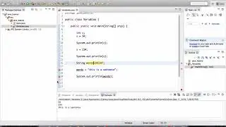 Master Practical Java Development : Lecture 3: Variables and Data Types