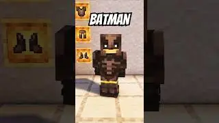 Minecraft: Batman Armor Trim 
