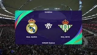 Real Madrid vs Real Betis (01/09/2024) LaLiga PES 2021