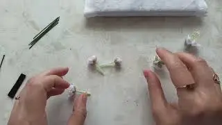 Мастер-класс - брошь с веточкой цветущей яблони.  #лента_памяти_2024