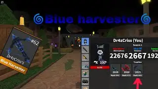 Blue Harvester MM2 ( halloween event 2021)