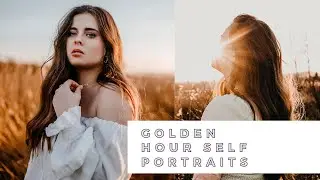 Golden Hour Self Portraits ☀️ BTS + Tips and tricks ☀️