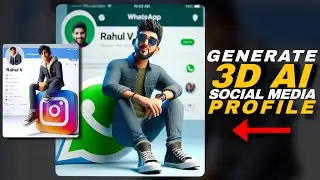 How To CREATE 3D Al SOCIAL MEDIA boyImages ! AI PHOTO EDIT | bing image creator tutorial |