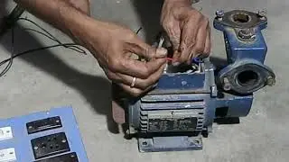 Pump running without Capacitor. 😂  weird problem    पंप कैपेसिटर के बिना चल रहा है। अजीब समस्या