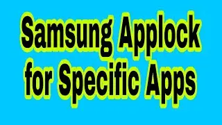 How to Lock Specific Apps in Mobile Without Using Any Additional app in tamil | Lock & mask apps
