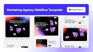 Marketing Agency Website Template | Creativflow X - BRIX Templates