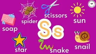 English Letter Ss - ABC Phonics Chant  #kids  #preschool #earlyliteracy #kidsyoutube #fyp #viral