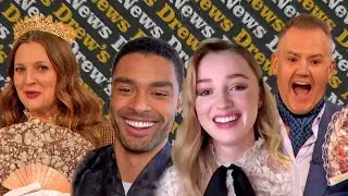 Regé-Jean Page and Phoebe Dynevor Leave Drew Starstruck Talking Bridgerton Love Scenes | Drew's News