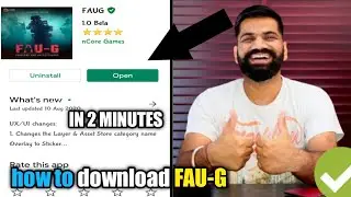 How To Download FAU-G in Just 2 min | 2020 tricks 🔥🔥🔥