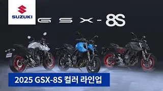 2025 스즈키 GSX-8S 컬러 라인업