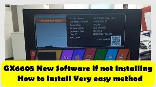 GX6605 Software Wrong File upgradation Issue Urdu/Hndi