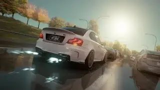 BMW 1M and Infiniti G37 Relaxing Drive Through Traffic | Assetto Corsa - Maximum Graphics Gameplay