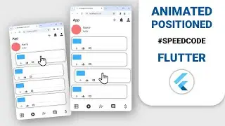 Animate widgets to move smoothly across the screen - Flutter AnimatedPositioned widget tutorial