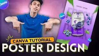 Food Poster design and Canva  motion graphics tutorial | Digital Growth designs
