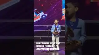FIREFLY'S EUWENN MIKAELL WINS BEST CHILD PERFORMER AT THE #MMFF2023 GABI NG PARANGAL