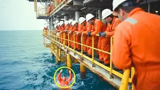 What Happens When Worker Falls Off Oil Rig In Middle Of Ocean