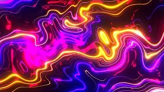 Bright lines and liquid Abstract Pink, Gold, Purple Background video | Footage | Screensaver