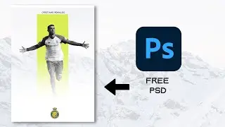 Recreate This CLEAN Sports Graphic Design | Photoshop Tutorial