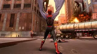 I didn't know Spiderman can do this mid air #ps5 #spiderman2