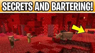 Minecraft 1.16 Hoglin & Piglin Secrets! New Nether Update Bartering Items Coming!