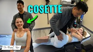 Tiktok Star Cosette Gets Her FIRST Chiropractic Adjustment || *LOUD* Cracks!