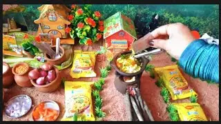 Miniature desi masala Maggi#Miniature #unboxing #viral #food #maggi