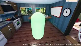 A Capsule in a Noisy World - Pre-Alpha In-Game Footage - A Quick Look at the Interiors [4K]