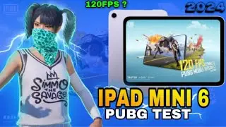 IPAD MINI 6 PUBG TEST | 120 FPS ? IPAD MINI 6 PUBG GRAPHICS TEST | PUBG MOBILE