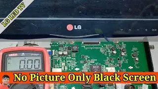 LG LED TV No Picture//24LN4145-TE  Black Screen #ledtv #lg#halderradio