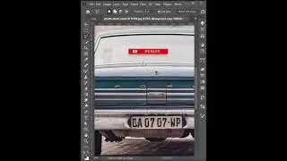 Blur Car Number In Photoshop #shorts #photoshop